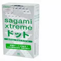 Презервативы Sagami Xtreme Type-E с точками - 10 шт