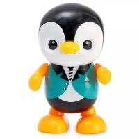 Развивающая игрушка XINXIDA Swinging Penguins, черный/желтый/белый