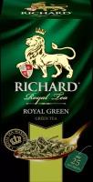 Чай зеленый Richard Royal Green в пакетиках, 25 пак