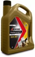 Моторное масло AKross PREMIUM PROGRESS 5W-30 SL/CF 4 л