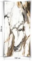 Гибкий Мрамор Бруно, лист 142х284 см, 4,033 кв. м