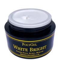 Полигель для наращивания ногтей Nayada White Bright 40 гр