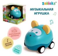 ZABIAKA Музыкальная игрушка «Весёлые машинки», свет, цвет зелёный