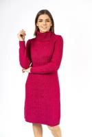 Платье женское вязаное ANRI knitwear Ж0589 с воротником 