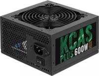 Блок питания Aerocool ATX 600W KCAS PLUS 600 80+ bronze (24+4+4pin) APFC 120mm fan 7xSATA RTL