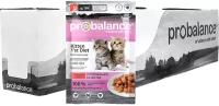 Влажный корм для котят ProBalance Kitten 1st Diet,, с телятиной 25 шт. х 85 г (кусочки в желе)