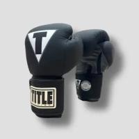 Перчатки для бокса TITLE Classic Premiere black&grey 16 oz