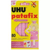 Клеящие подушечки UHU Patafix Серия Princess многоразовые, розовые, 80 шт. (UHU 41710)*