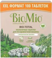 Таблетки для посудомоечной машины BioMio BIO-TOTAL 7-в-1 с эфирным маслом эвкалипта, 100 шт