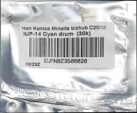 Чип драм-картриджа булат IUP-14C для Konica Minolta bizhub C25, bizhub C35 (Голубой, 30000 стр.)