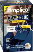 Simplicol Back to Blue Краска текстильная для окрашивания и восстановления одежды и тканей Синего цвета 400 гр