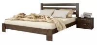 Деревянная двуспальная кровать Селена из массива дерева 140х200