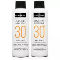 Окисляющая эмульсия 9 % LORVENN HAIR PROFESSIONALS oxycreme 30 vol 70 мл