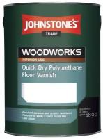 Лак Johnstone's Quick Dry Polyurethane Floor Varnish Clear Gloss полиуретановый бесцветный, глянцевая, 2.5 л