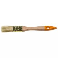 Кисть флейцевая DEXX, деревянная ручка, натуральная щетина, индивидуальная упаковка, 25мм {0100-025_z02}