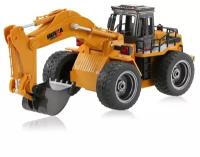 Радиоуправляемый экскаватор HUI NA TOYS 2.4G 6CH 1/18 RTR. HN1530