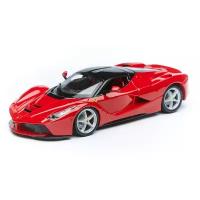 Легковой автомобиль Bburago Ferrari LaFerrari (18-26001) 1:24, 19.5 см, красный