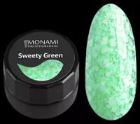 Monami Гель-лак Sweety, 5 г, green