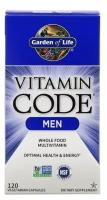 Garden of Life, Vitamin Code, мультивитамины из цельных продуктов для мужчин, 120 вегетарианских капсул