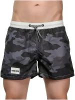 Мужские шорты с камуфляжным принтом Sesmik STORM MILITARY BLACK XL (50)