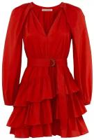 Платье ULLA JOHNSON PS220126 красный