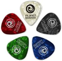 Медиатор Planet Waves Pearl Celluloid Heavy 1CAP6-10 разноцветный 10