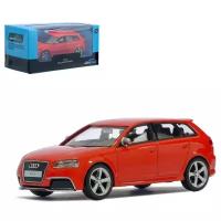 Автоград Машина металлическая AUDI RS3 SPORTBACK, 1:43, цвет чёрный