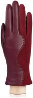 Перчатки ELEGANZZA зимние, натуральная кожа, подкладка, размер 6.5(XS), бордовый