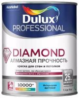 Dulux Trade Diamond Matt Водно-дисперсионная краска для стен и потолков (белая, матовая, база BW, 1 л)