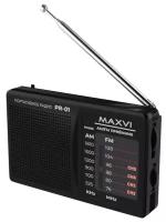 Радиоприемник Maxvi PR-01, FM 76-108 МГц, AM 525-1600 КГц, черный