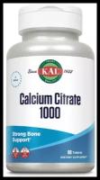 Таблетки KAL Calcium Citrate 1000, 1000 мг, 90 шт