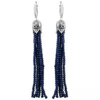 Эстет Серьги с кристаллами swarovski из серебра 01С2511171-24