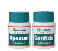 Спеман + Конфидо (Confido + Speman Himalaya Herbals) При мужской сексуальной дисфункции, афродизиак, лечение бесплодия, 60+60 таб