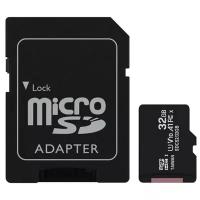Карта памяти 32Gb - Kingston Micro Secure Digital HC Class 10 UHS-I Canvas Select SDCS2/32GB с переходником под SD (Оригинальная!)