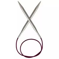 Спицы Knit Pro Nova Metal 10363, диаметр 2.5 мм, длина 100 см, общая длина 100 см, серебристый