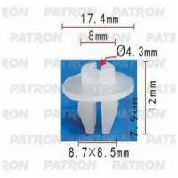 Фиксатор пластиковый Lexus, Toyota применяемость: отделка салона, багажника Patron P371093