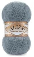 Пряжа Alize Angora Gold, 20 % шерсть, 80 % акрил, 100 г, 550 м, 1 шт., 087 средне-серый