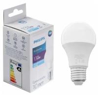 Лампа светодиодная Philips Ecohome Bulb 865, E27, 13 Вт, 6500 К, 1250 Лм, груша