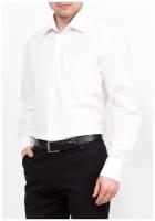 Рубашка мужская длинный рукав CASINO c113/1/9251, Прямой силуэт / Сlassic fit, цвет Белый, рост 174-184, размер ворота 45