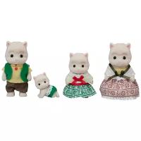 Игровой набор фигурок Sylvanian Families Жители страны Сильвании Семья Альпака, сильваниан фемелис, 3 фигурки