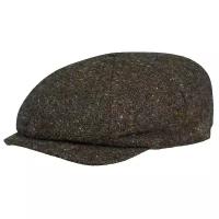 Кепка HANNA HATS арт. JP Tweed JP2 (коричневый / черный), размер 59