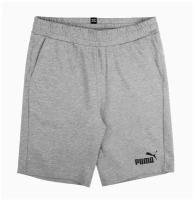 Шорты, PUMA ESS Jersey Shorts, Мужские, размер 116; Medium Gray Heather