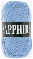Пряжа VITA Sapphire (VITA), голубой - 1506, 45% шерсть (ластер) 55% акрил., 5 мотков, 100 г., 250 м