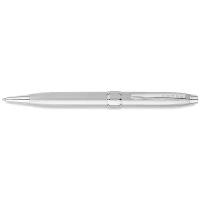 Шариковая ручка Cross Stratford. Цвет - серебристый матовый. CROSS MR-AT0172-2