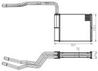 Радиатор отопителя LUZAR LRh 2511