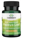 Активное долголетие Swanson Full Spectrum Papaya Leaf 400 mg. 60 капс