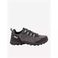 П/Ботинки Jack Wolfskin REFUGIO TEXAPORE LOW M, муж., цвет grey / black, размер 6,5