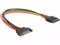 Удлинитель кабеля питания Cablexpert SATA, 15pin(M)/15pin(F), 30см