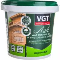 VGT ЛАК акриловый для наружных И внутренних работ по дереву, бетону, камню, матовый (0,9кг)