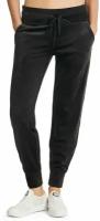 Джоггеры DKNY XL черные бархатные с лого по поверхности Women's Sport Velour Logo-Print Joggers Black